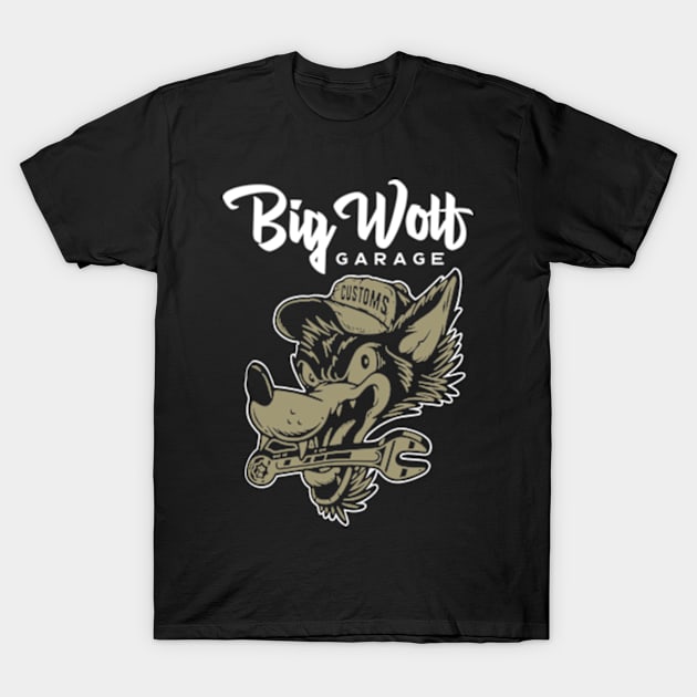 BIG WOLF T-Shirt by KUSTOM SHOP